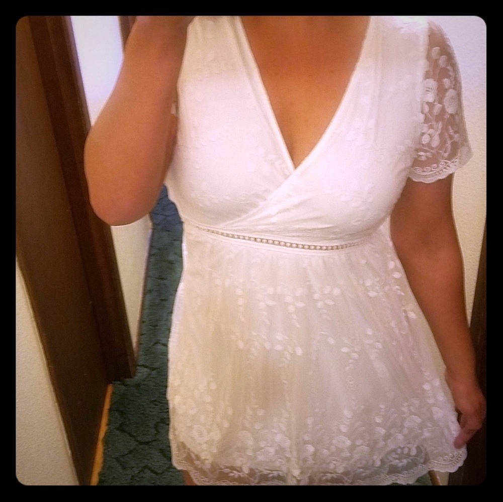Summer White lace dress